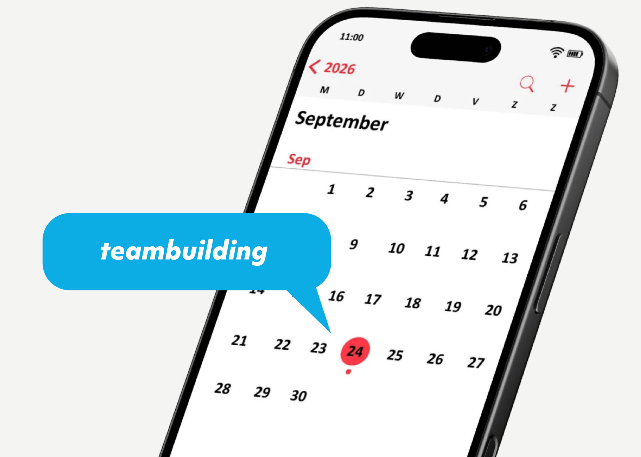 Donderdag 24 september vanaf 12 uur niet bereikbaar